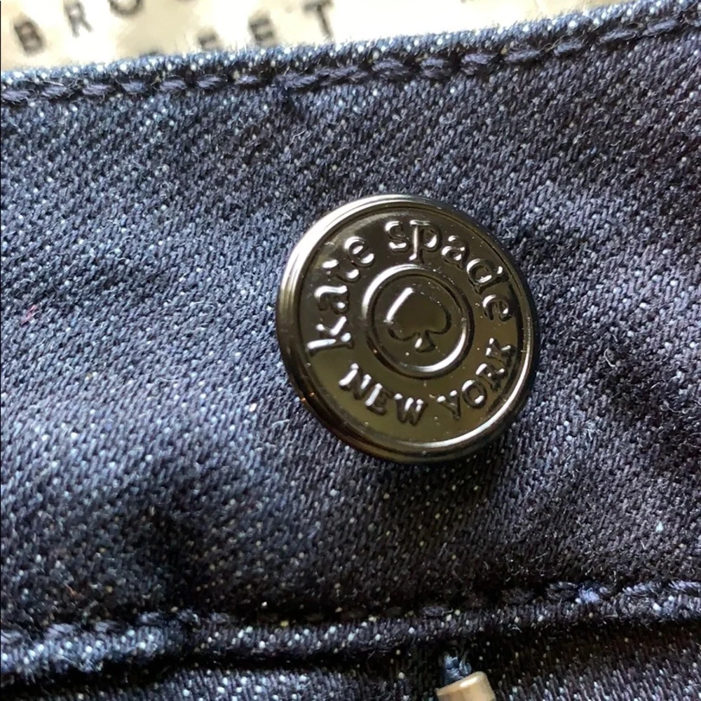 NEW Kate Spade dark cuffed denim jeans size 24